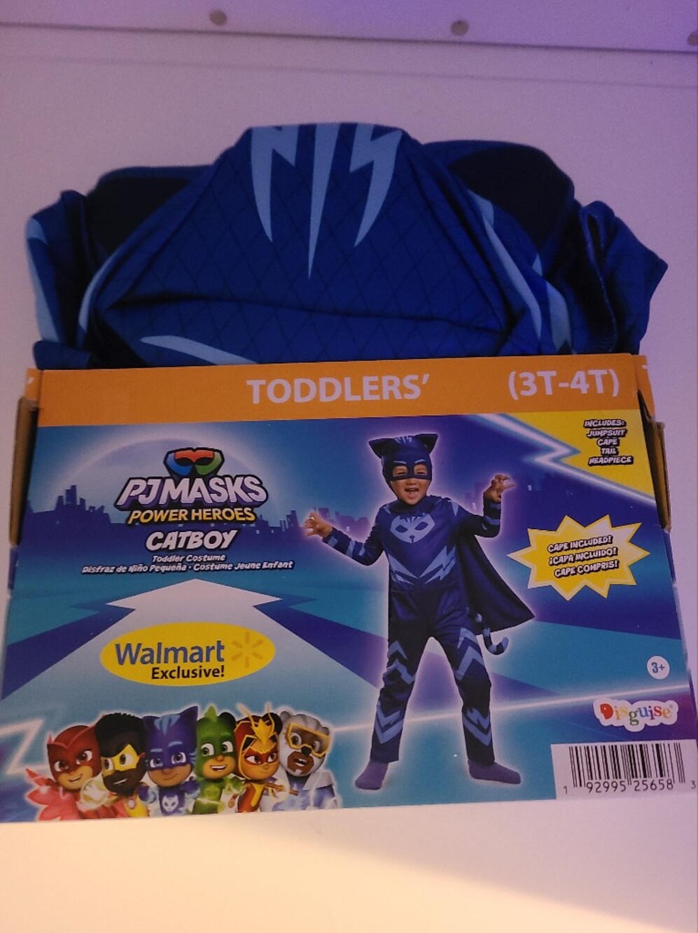 Disguise PJ Masks Catboy Toddler 3T - 4T Halloween Costume